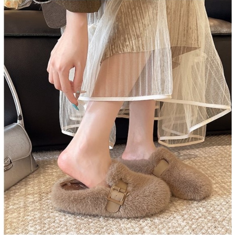 韓國東大門 厚底毛毛拖鞋 可愛內刷毛羊羔毛 保暖拖鞋 毛毛拖鞋 居家拖鞋 外穿拖鞋 厚底拖鞋 室內拖鞋 家居拖鞋2358-細節圖6