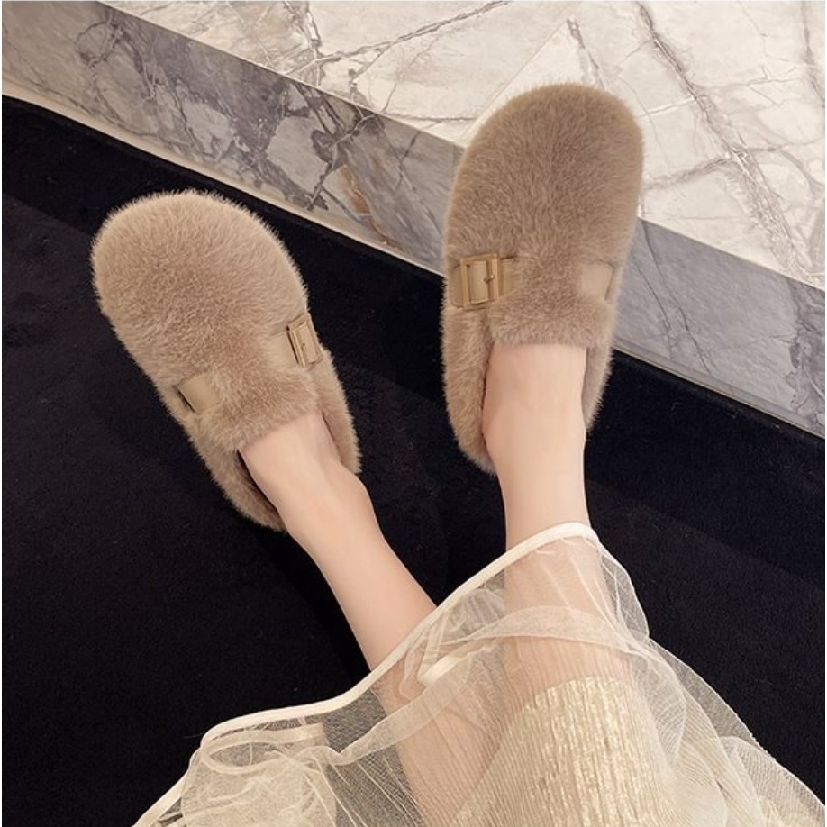 韓國東大門 厚底毛毛拖鞋 可愛內刷毛羊羔毛 保暖拖鞋 毛毛拖鞋 居家拖鞋 外穿拖鞋 厚底拖鞋 室內拖鞋 家居拖鞋2358-細節圖7