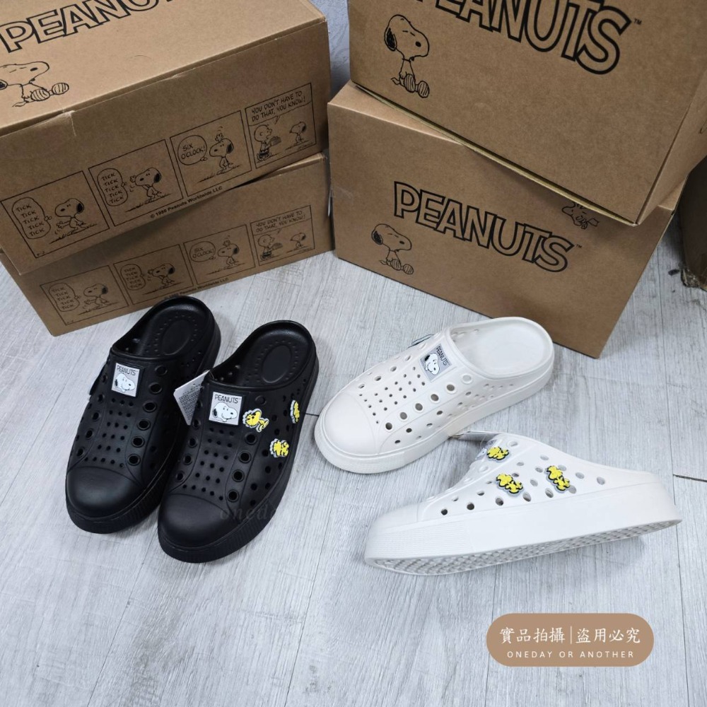 可愛立體飾釦厚底洞洞鞋 史努比 台灣製 防水鞋 雨天必備 排水鞋 洞洞鞋 懶人鞋 防水洞洞鞋 快速穿脫 S2599-細節圖3