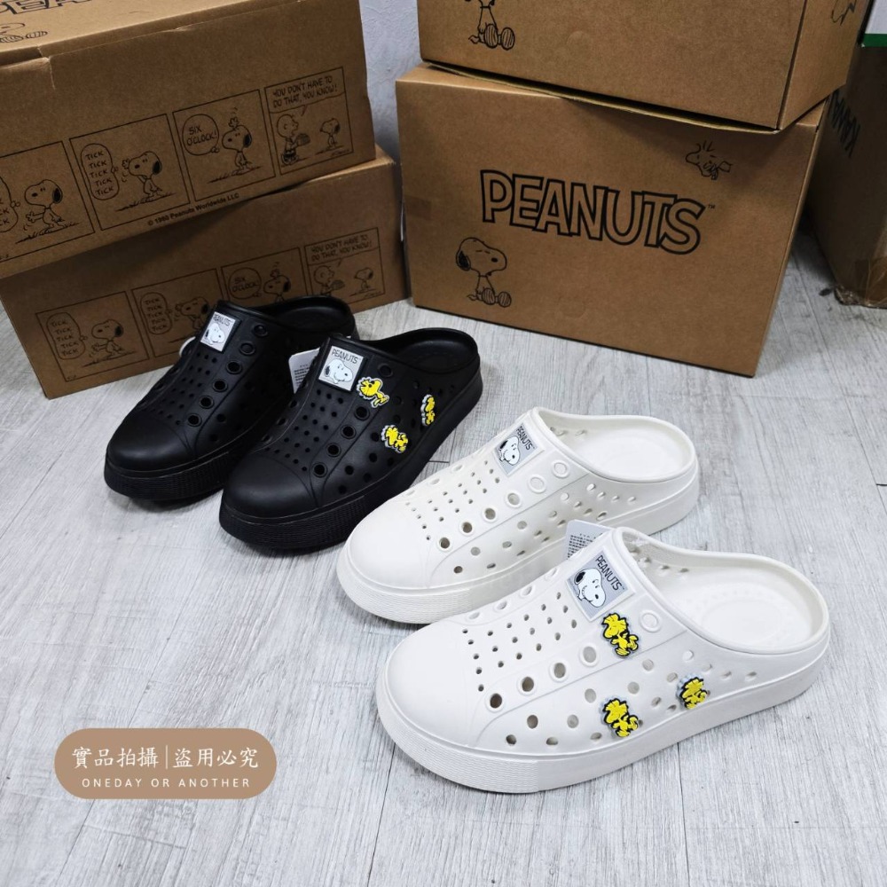 可愛立體飾釦厚底洞洞鞋 史努比 台灣製 防水鞋 雨天必備 排水鞋 洞洞鞋 懶人鞋 防水洞洞鞋 快速穿脫 S2599-細節圖4