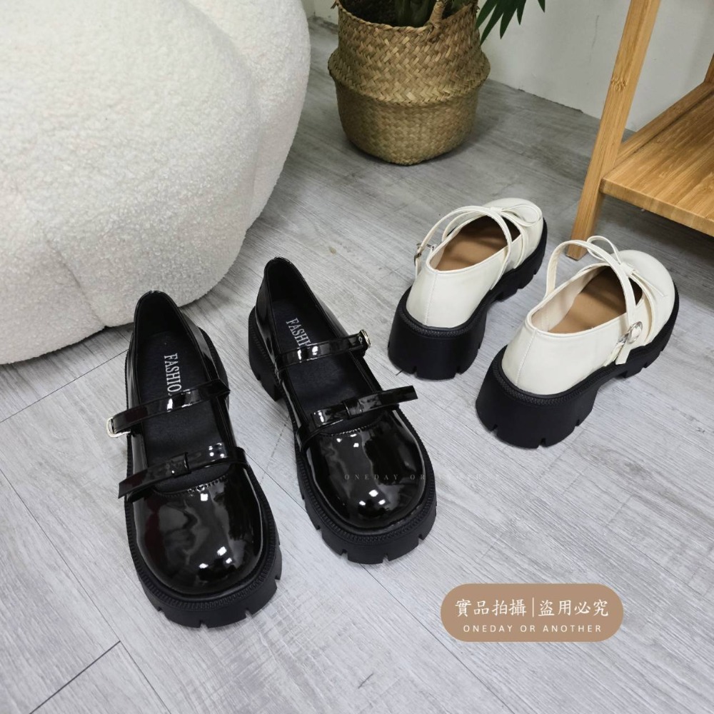 韓國甜美蝴蝶結兩條帶瑪麗珍鞋 一字扣 瑪麗珍鞋 包頭鞋 娃娃鞋 繫帶瑪莉珍鞋 低跟娃娃鞋 牛津鞋 休閒鞋 單鞋 3310-細節圖10