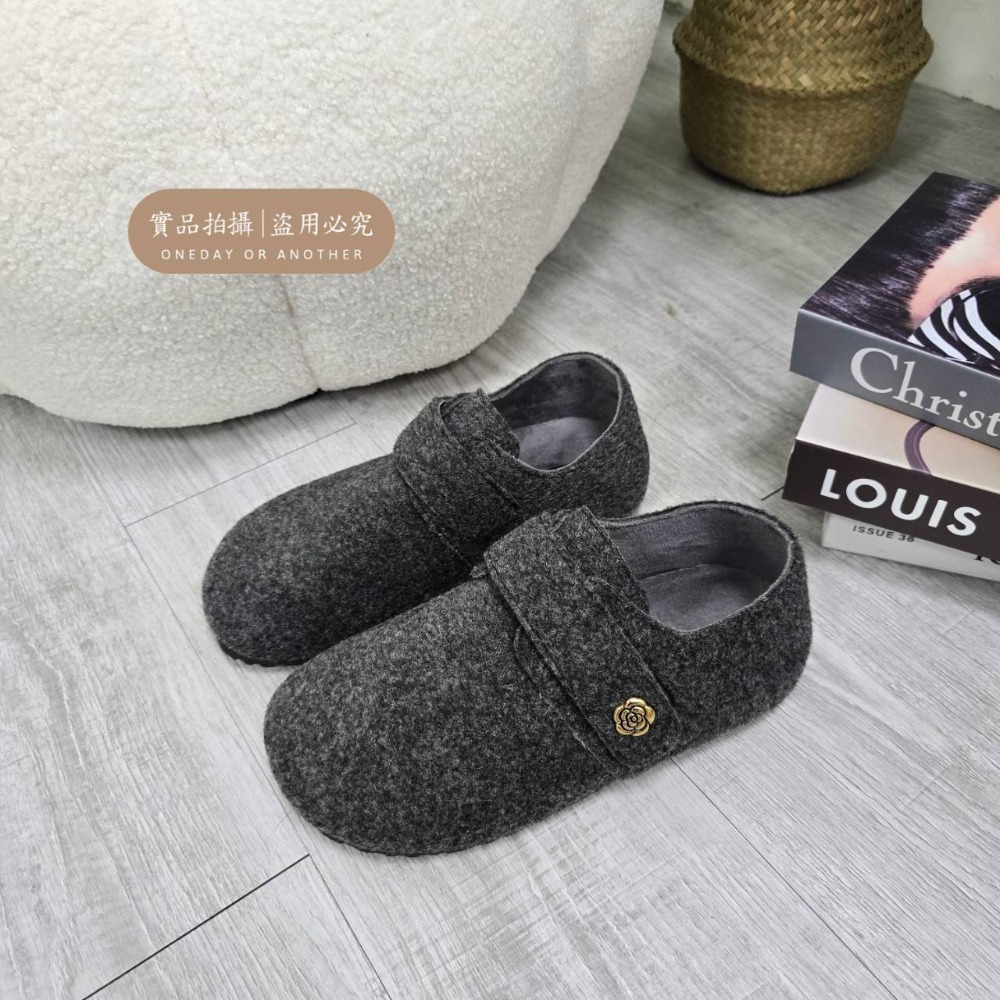 韓國 可愛 毛毛 毛呢 復古 方頭 包頭 一字扣帶 瑪麗珍鞋 平底鞋 包頭鞋 娃娃鞋 韓國女鞋 通勤鞋 休閒鞋 9133-規格圖10