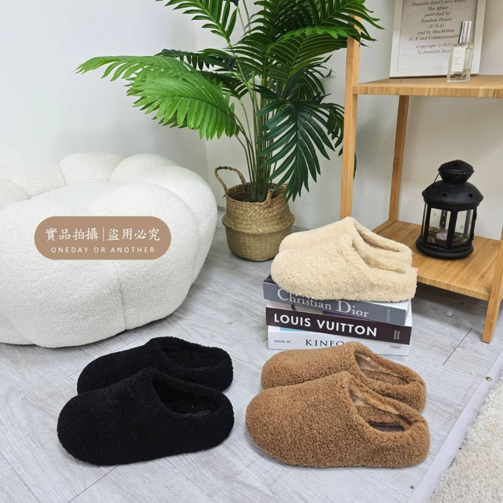 韓國東大門 厚底勃肯羊羔毛毛拖鞋 加絨加厚雪地靴 舒適保暖 毛絨拖鞋 雪靴拖鞋 外穿拖鞋 厚底拖鞋 家居拖鞋 TK912-細節圖8