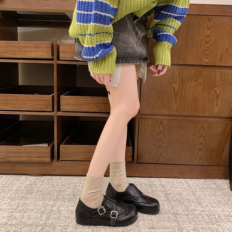 復古英倫風巴洛克雕花小皮鞋 瑪麗珍鞋 樂福鞋 休閒鞋 方頭紳士鞋 小皮鞋 復古英倫風 韓版大方頭 牛津鞋 H5128-細節圖2