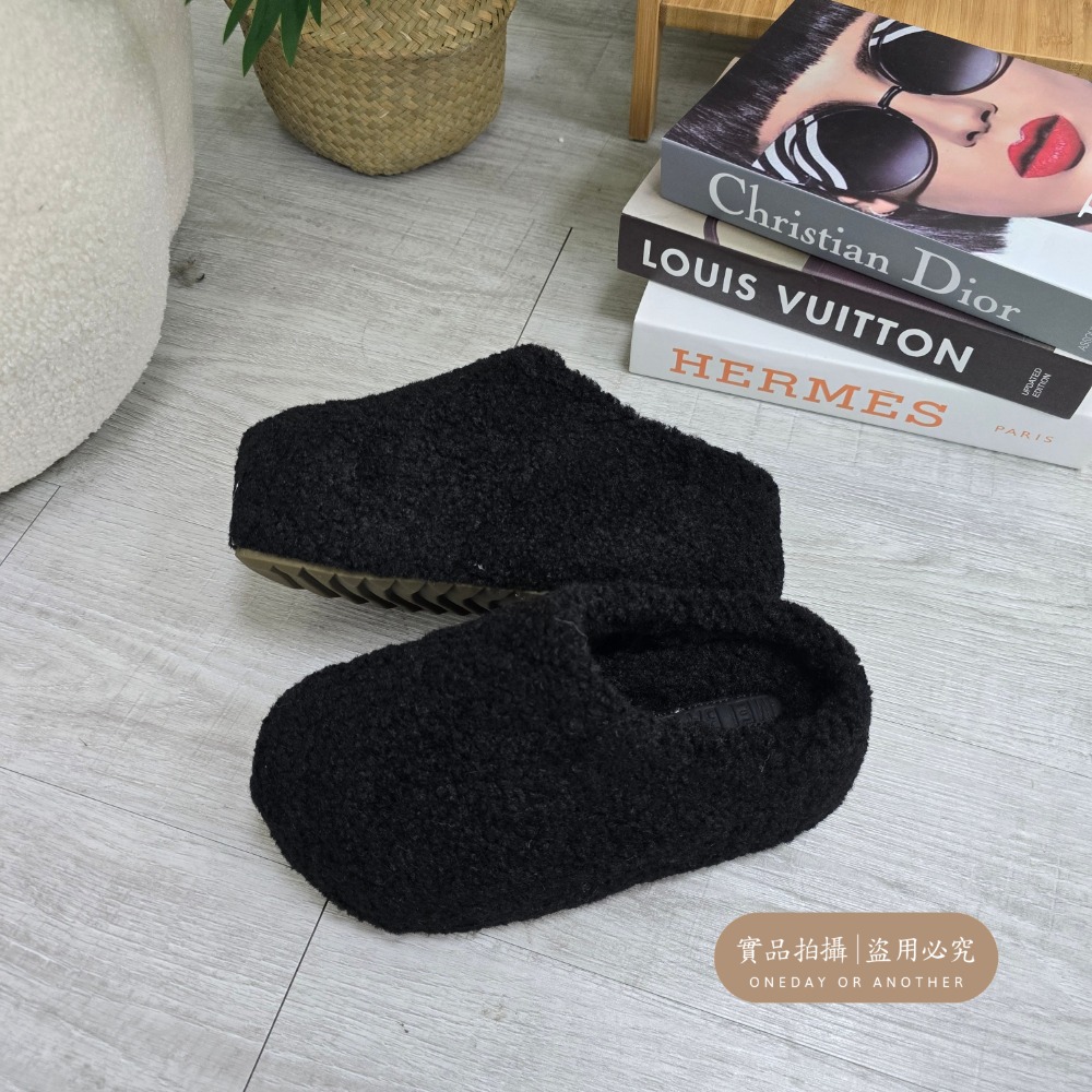 韓國同款 厚底勃肯棉拖鞋 保暖加絨加厚毛絨拖鞋 一腳蹬 包頭半拖鞋 防滑室內拖 可愛外穿拖鞋 室內拖鞋 8182-規格圖11