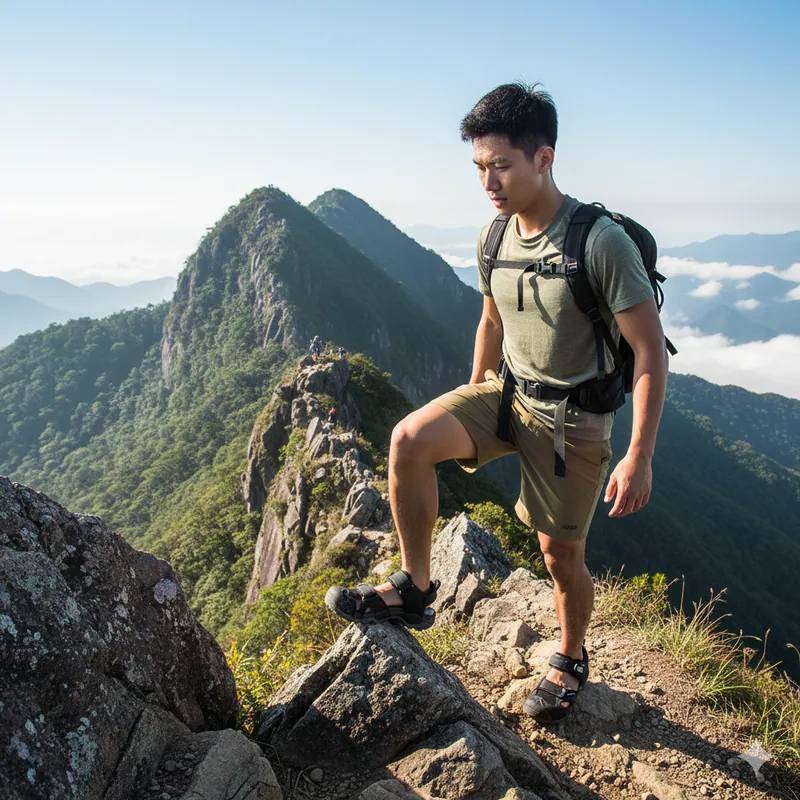 GP涼鞋 戶外越野護趾鞋 男護趾涼鞋 耐磨底 包頭涼鞋 休閒涼鞋 透氣涼拖鞋 磁扣涼鞋 溯溪鞋 G5742M-細節圖6