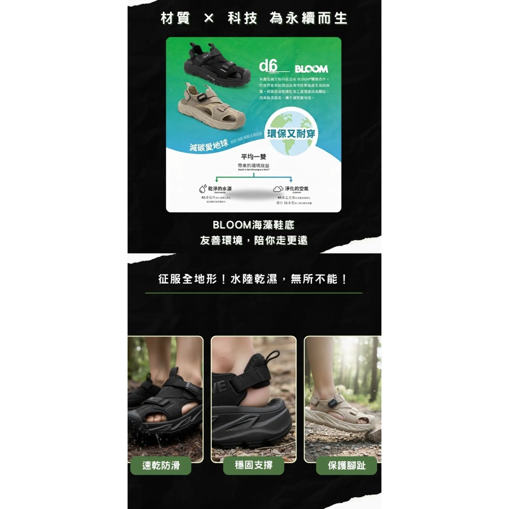 G.P越野兩護趾涼鞋 運動涼鞋 戶外運動鞋 戶外涼鞋 護趾鞋 舒適鞋 涼鞋 拖鞋 護趾鞋 D591W-細節圖4