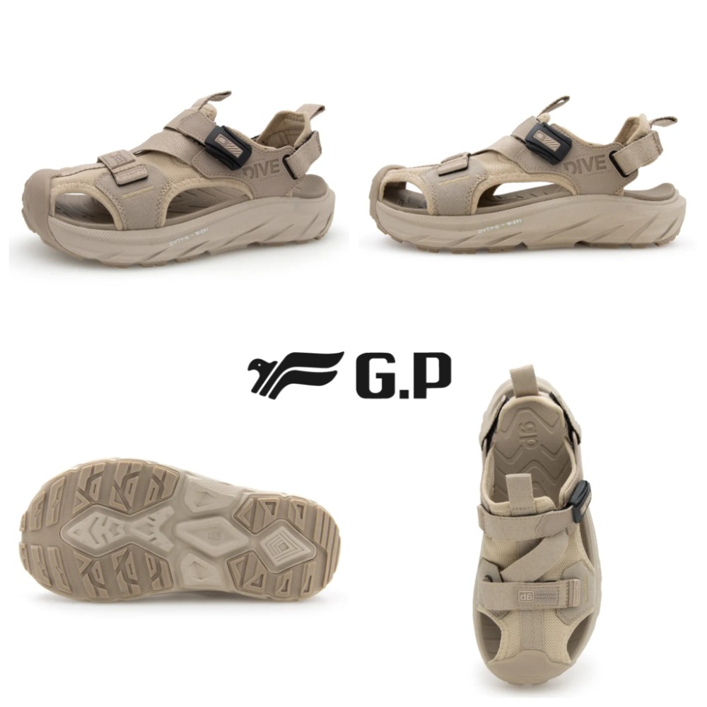 G.P越野兩護趾涼鞋 運動涼鞋 戶外運動鞋 戶外涼鞋 護趾鞋 舒適鞋 涼鞋 拖鞋 護趾鞋 D591W-細節圖10