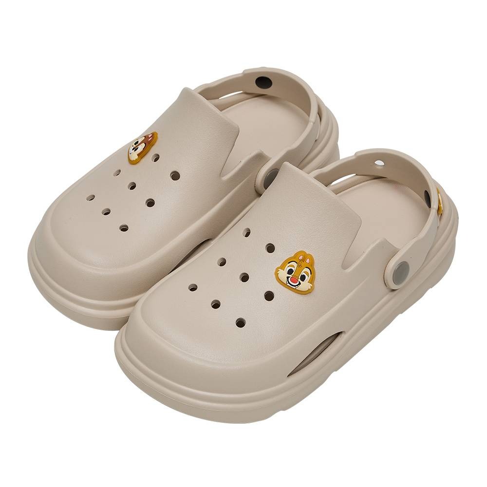 情侶款 大尺碼 經典款 洞洞鞋 奇奇蒂蒂 迪士尼 穆勒鞋 增高 厚底 ins爆紅 防水 黑色 布希鞋 123483-細節圖7