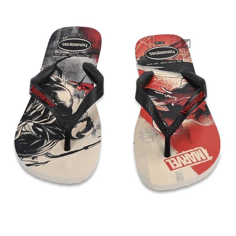 havaianas哈瓦仕夾腳拖 漫威 男拖鞋 海灘拖鞋 人字拖 防滑拖鞋 蜘蛛人 猛毒 4147012-9446M-細節圖3