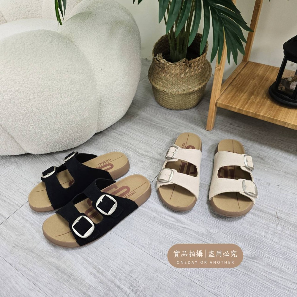 雙帶厚底足弓舒壓拖鞋 可調式拖鞋 防滑 軟底 休閒拖鞋 輕量鞋 雙帶拖鞋 防滑拖鞋 戶外拖鞋 8388-2-細節圖4