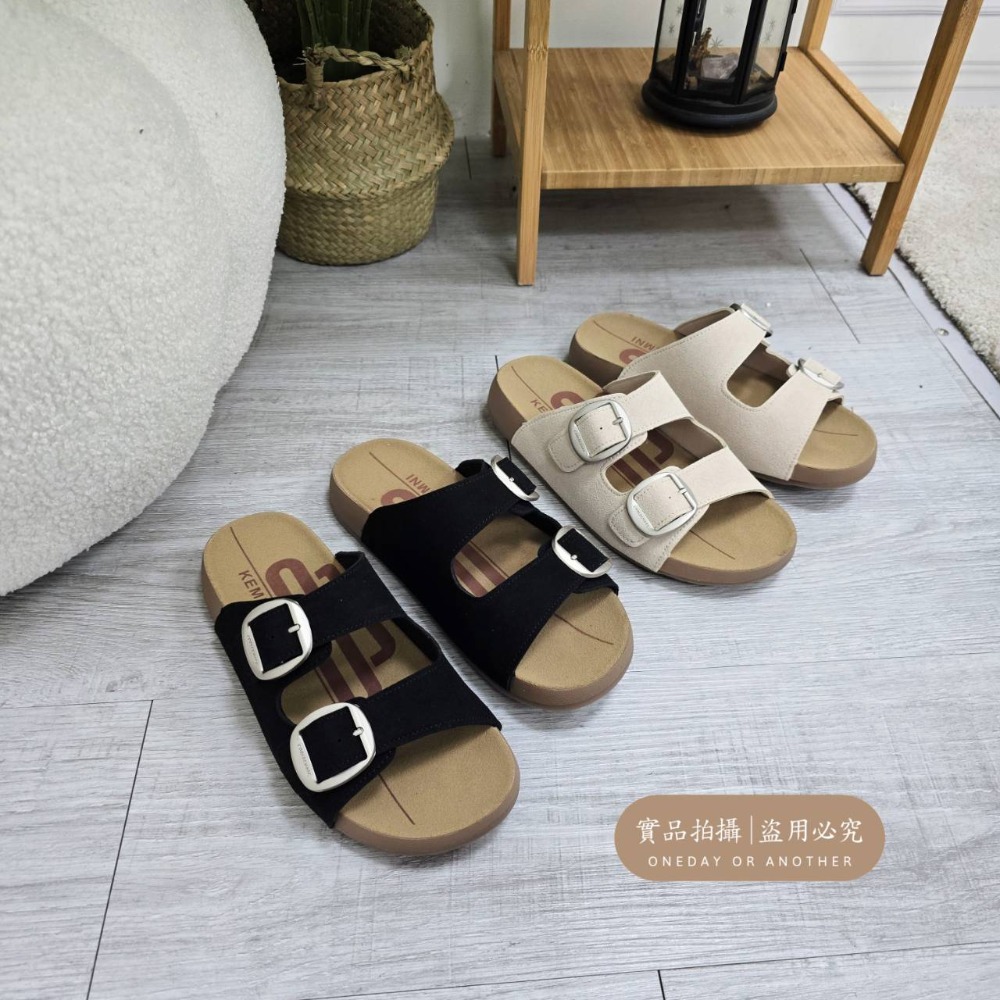 雙帶厚底足弓舒壓拖鞋 可調式拖鞋 防滑 軟底 休閒拖鞋 輕量鞋 雙帶拖鞋 防滑拖鞋 戶外拖鞋 8388-2-細節圖6