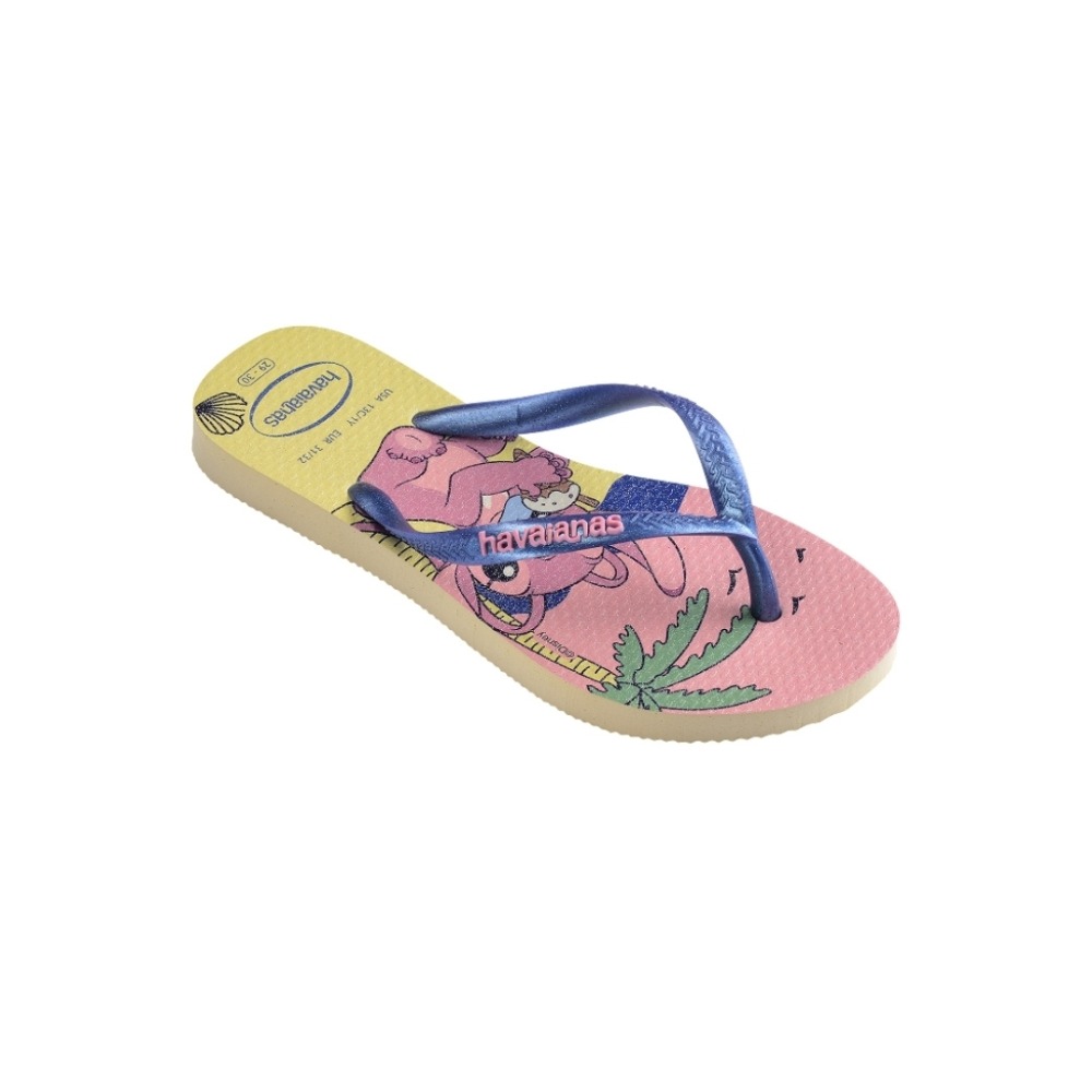 havaianas 哈瓦仕 拖鞋 童鞋 兒童 夾腳拖 史迪奇 星際寶貝Slim Disney 4150250-9256K-細節圖5