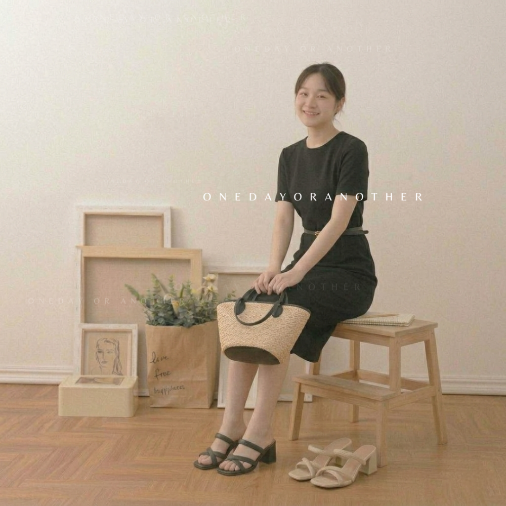 韓國東大門 方頭夾腳高跟涼鞋 高跟涼拖鞋 細跟涼鞋 跟拖 夾腳跟拖 人字拖涼拖鞋 人字帶跟拖 涼拖鞋 高跟 AC207-細節圖6