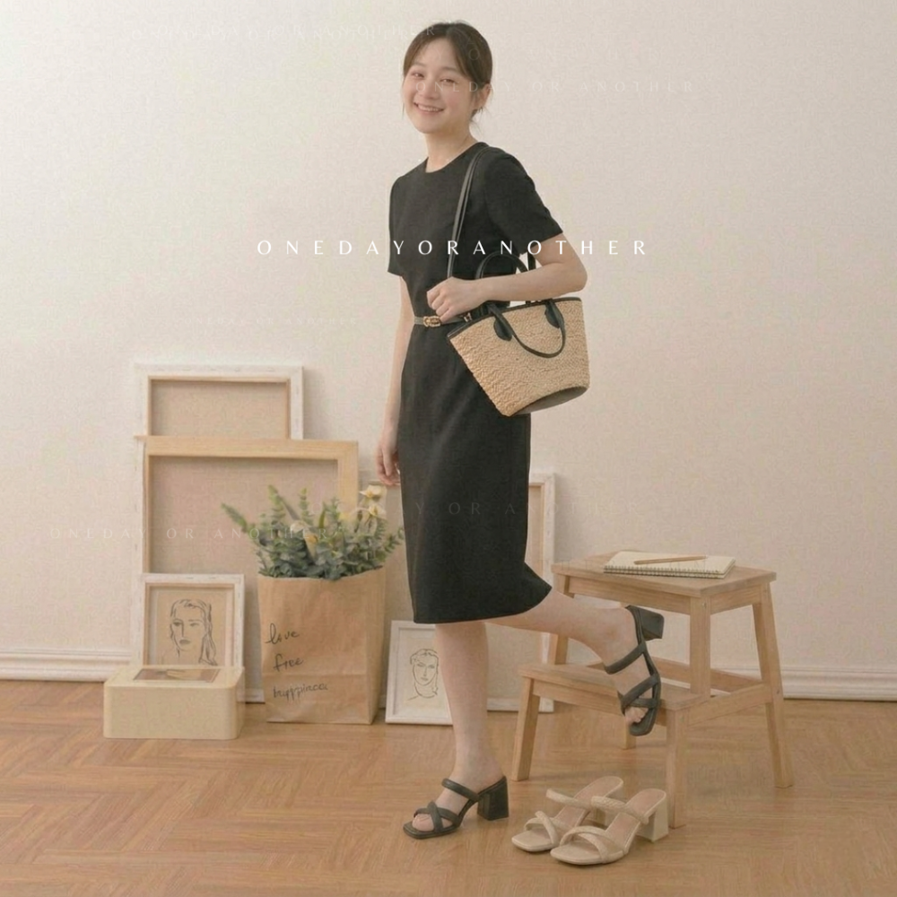 韓國東大門 方頭夾腳高跟涼鞋 高跟涼拖鞋 細跟涼鞋 跟拖 夾腳跟拖 人字拖涼拖鞋 人字帶跟拖 涼拖鞋 高跟 AC207-細節圖7