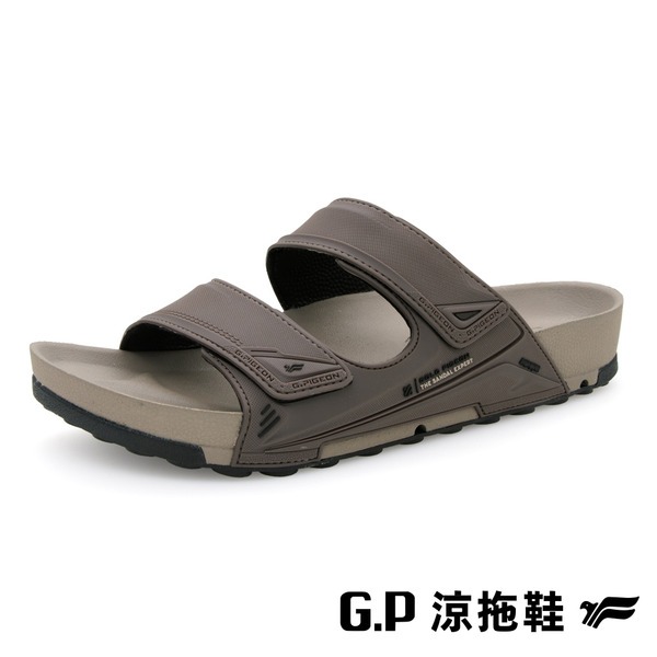 【GP】速排水機能拖鞋 章魚吸盤強效抓地 人體工學緩震減壓 男款章魚吸盤極限抓地 乾爽排水不黏腳 G5645M-規格圖11