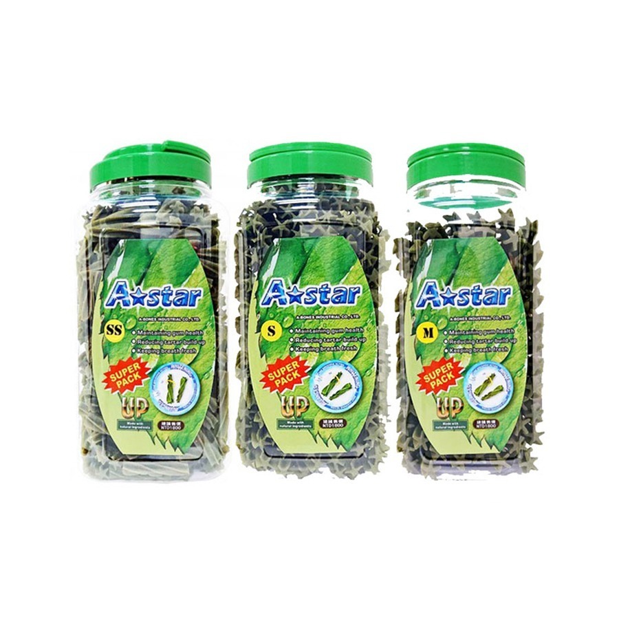 【買一送三】A Star Bones 潔牙骨桶裝 2kg全系列 超大桶家庭號 潔牙骨 潔牙棒-細節圖3