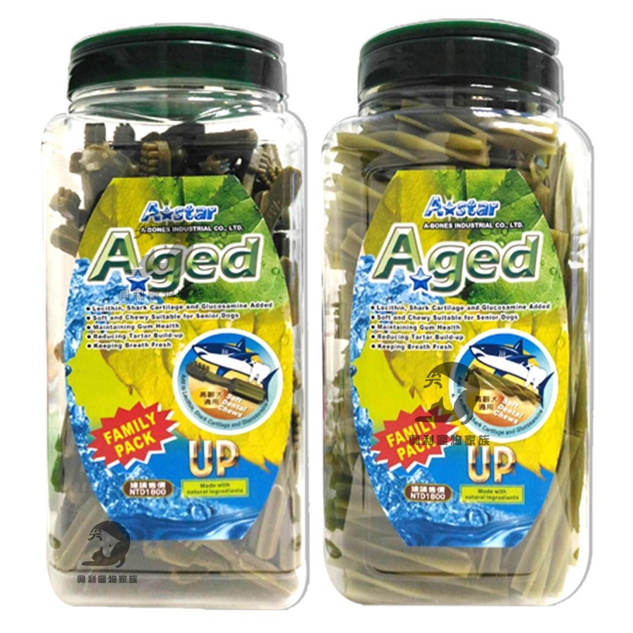 【買一送三】A Star Bones潔牙骨高齡犬用 2kg 高齡雙刷/高齡螺旋家庭號 狗狗潔牙骨 潔牙棒-細節圖2