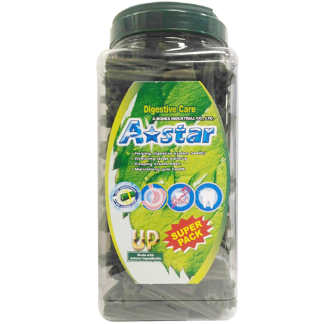 【買一送三】A Star Bones潔牙骨 空心六星棒 2kg 機能潔牙骨 腸胃 皮毛 骨骼 潔牙棒 潔牙骨-細節圖4