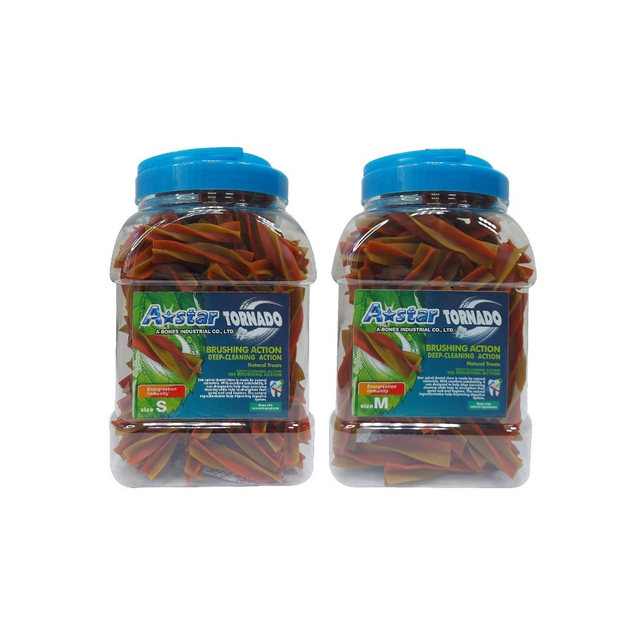 買就送A Star Bones潔牙骨 漩力淨潔牙棒 桶裝/810g 漩力淨 潔牙骨 多效螺旋 保健 寵物潔牙骨 狗狗潔牙-細節圖4