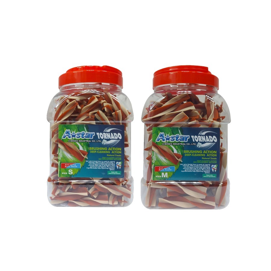 買就送A Star Bones潔牙骨 漩力淨潔牙棒 桶裝/810g 漩力淨 潔牙骨 多效螺旋 保健 寵物潔牙骨 狗狗潔牙-細節圖5