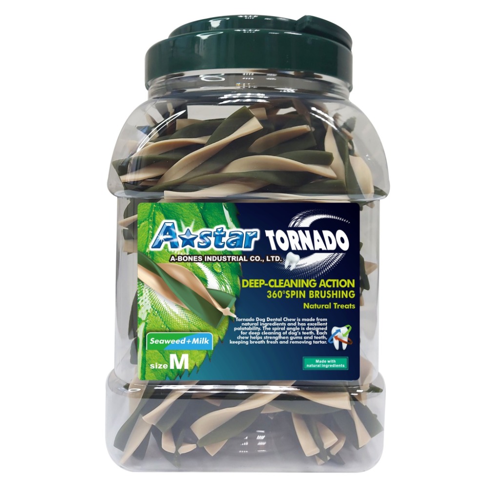 漩力淨 海藻牛奶潔牙棒 810g/桶