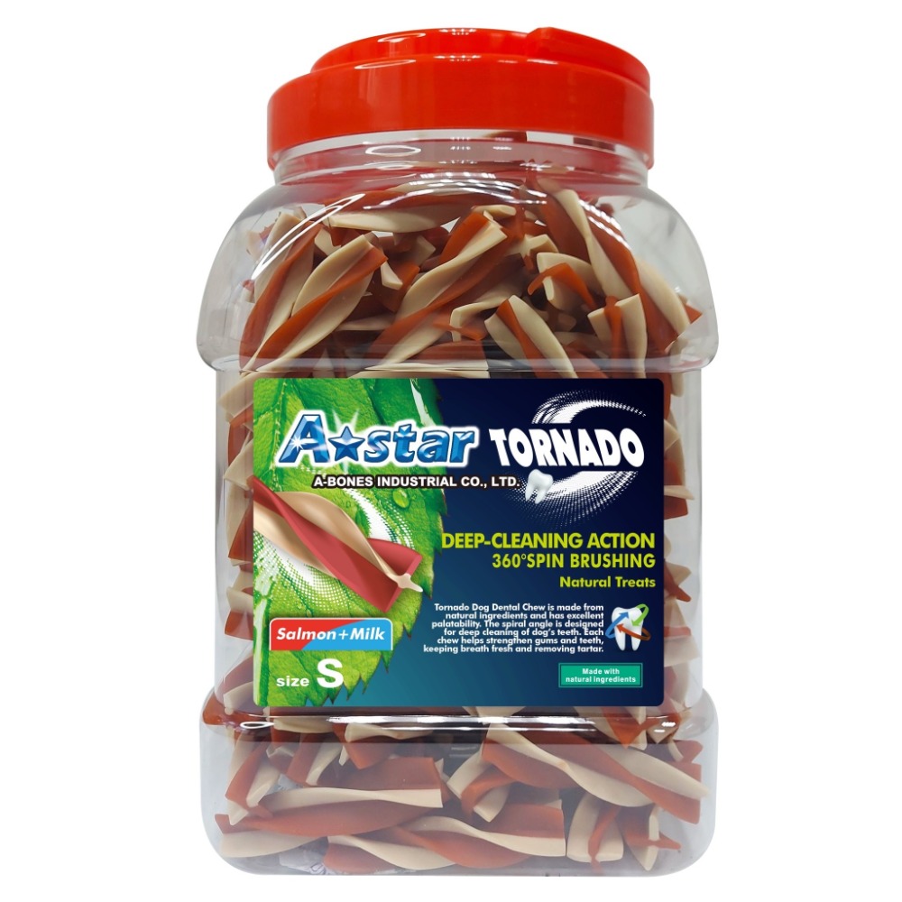 買就送A Star Bones潔牙骨 漩力淨潔牙棒 桶裝/810g 漩力淨 潔牙骨 多效螺旋 保健 寵物潔牙骨 狗狗潔牙-規格圖10