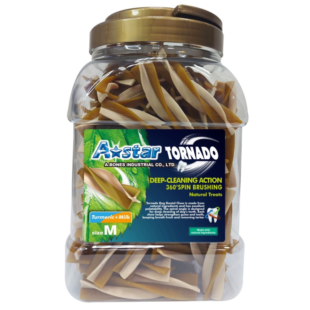 買就送A Star Bones潔牙骨 漩力淨潔牙棒 桶裝/810g 漩力淨 潔牙骨 多效螺旋 保健 寵物潔牙骨 狗狗潔牙-規格圖10