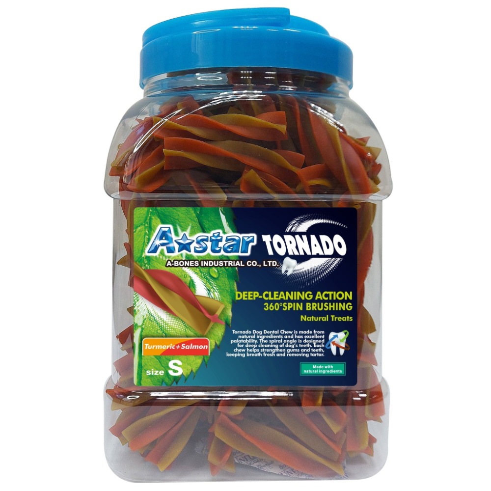 漩力淨 薑黃鮭魚潔牙棒 810g/桶