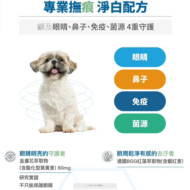 Moreson 木入森 痕淨白 (止淚少刺激) 犬專用 寵物淚痕保健 狗狗撫痕 犬用撫痕 寵物撫痕-細節圖4