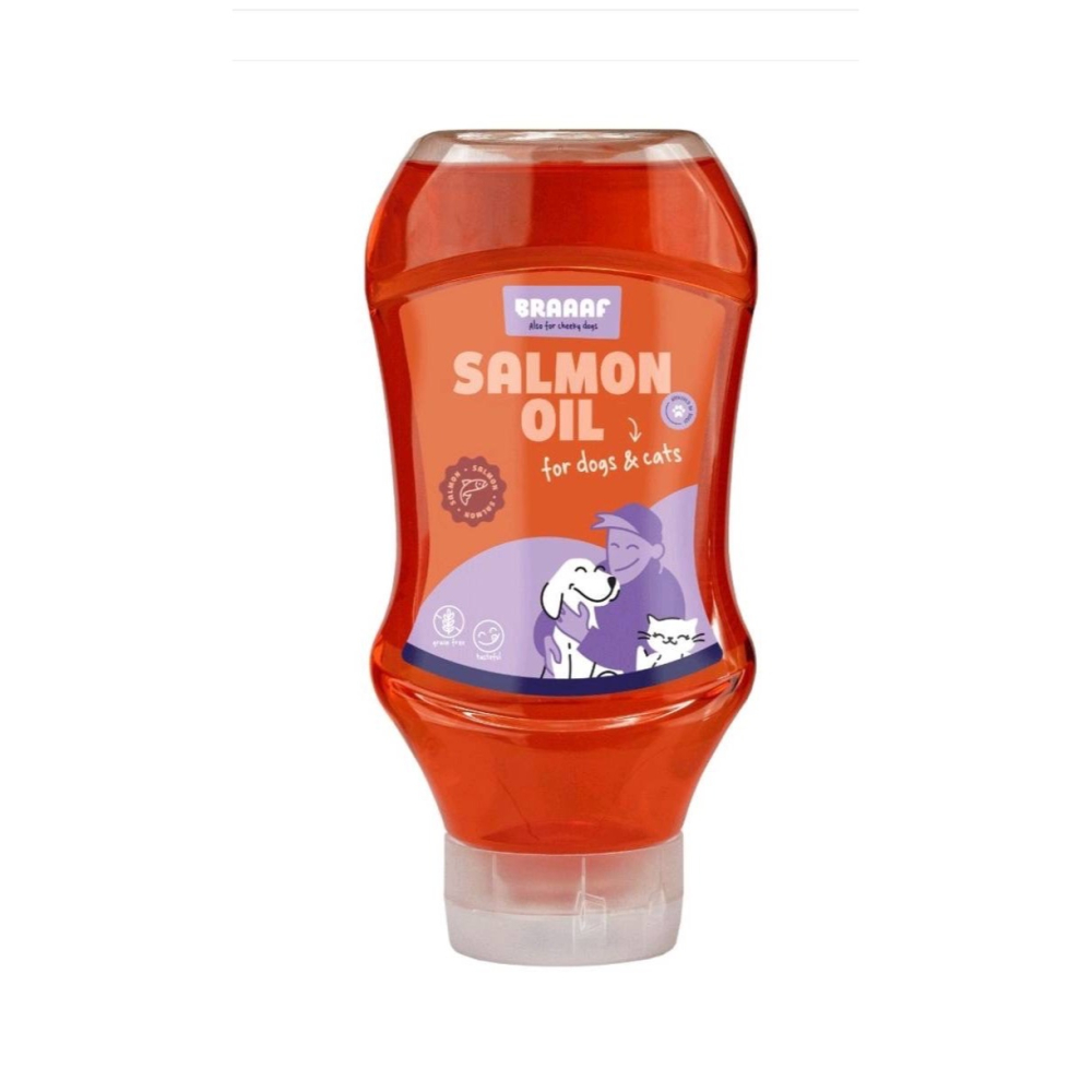 荷蘭 Braaaf 巴爾弗 100%純天然挪威鮭魚油500ml 犬貓適用 寵物魚油 狗狗魚油 貓咪魚油 魚油-細節圖2