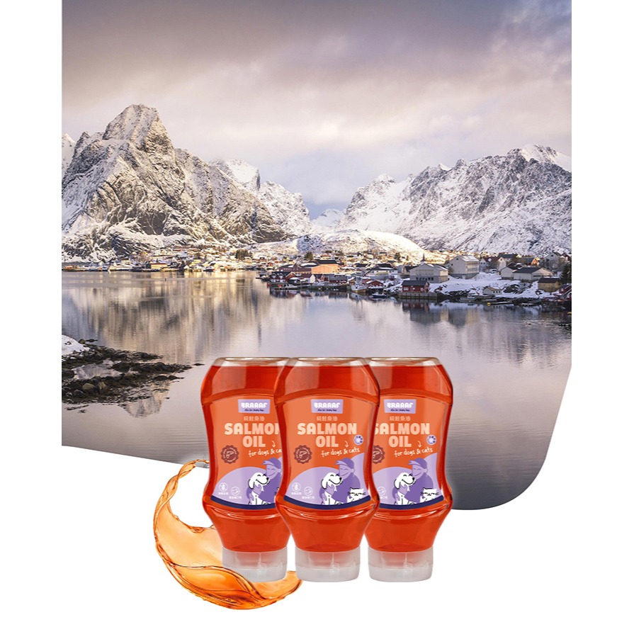 荷蘭 Braaaf 巴爾弗 100%純天然挪威鮭魚油500ml 犬貓適用 寵物魚油 狗狗魚油 貓咪魚油 魚油-細節圖5