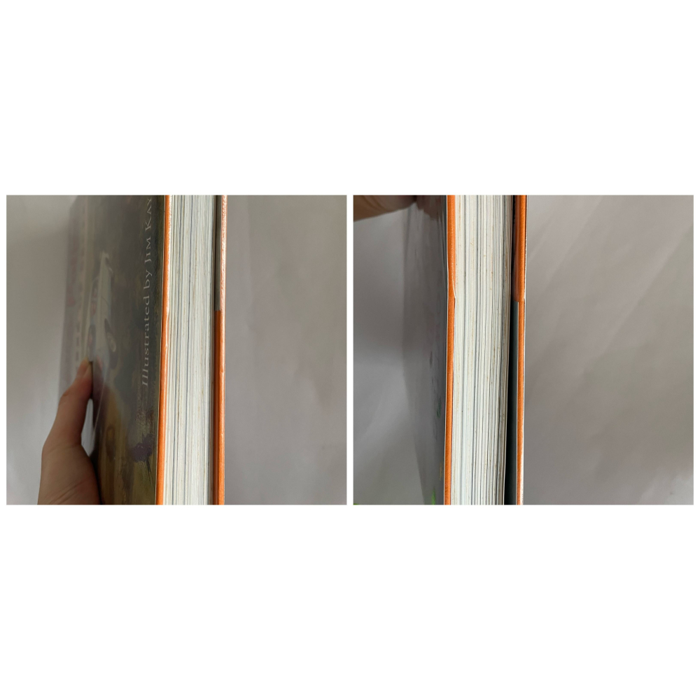 [美國版/不拆售/書側開始明顯泛黃] 哈利波特 illustrated edition 全彩版 1~3-細節圖9