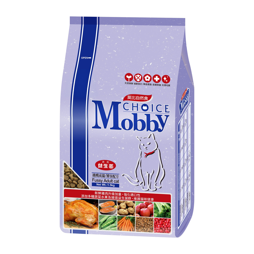 【Mobby 莫比】莫比貓飼料 莫比飼料 莫比無穀 幼貓 挑嘴貓 鹿肉鮭魚-細節圖5
