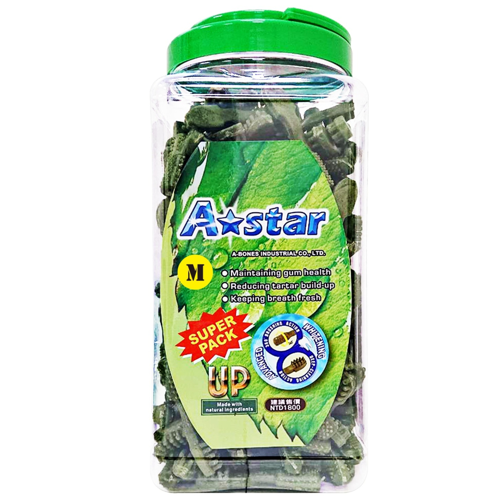 【A★star】Astar 多效雙頭潔牙骨 超大桶裝 1900g 潔牙骨 牙刷造型-細節圖3