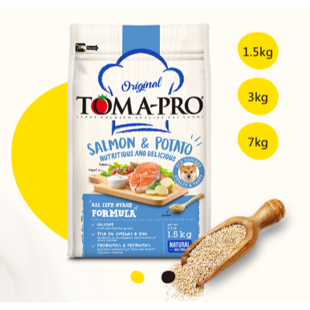 【TOMA-PRO 優格】新優格 五代新優格 狗飼料 成幼犬/成犬 1.5公斤 3公斤 羊肉 雞肉 鮭魚-細節圖5
