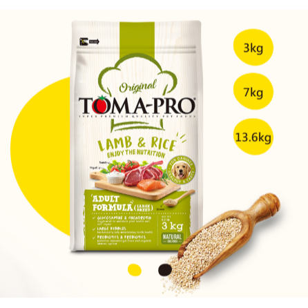 【TOMA-PRO 優格】新優格 五代新優格 狗飼料 成幼犬/成犬 1.5公斤 3公斤 羊肉 雞肉 鮭魚-細節圖6