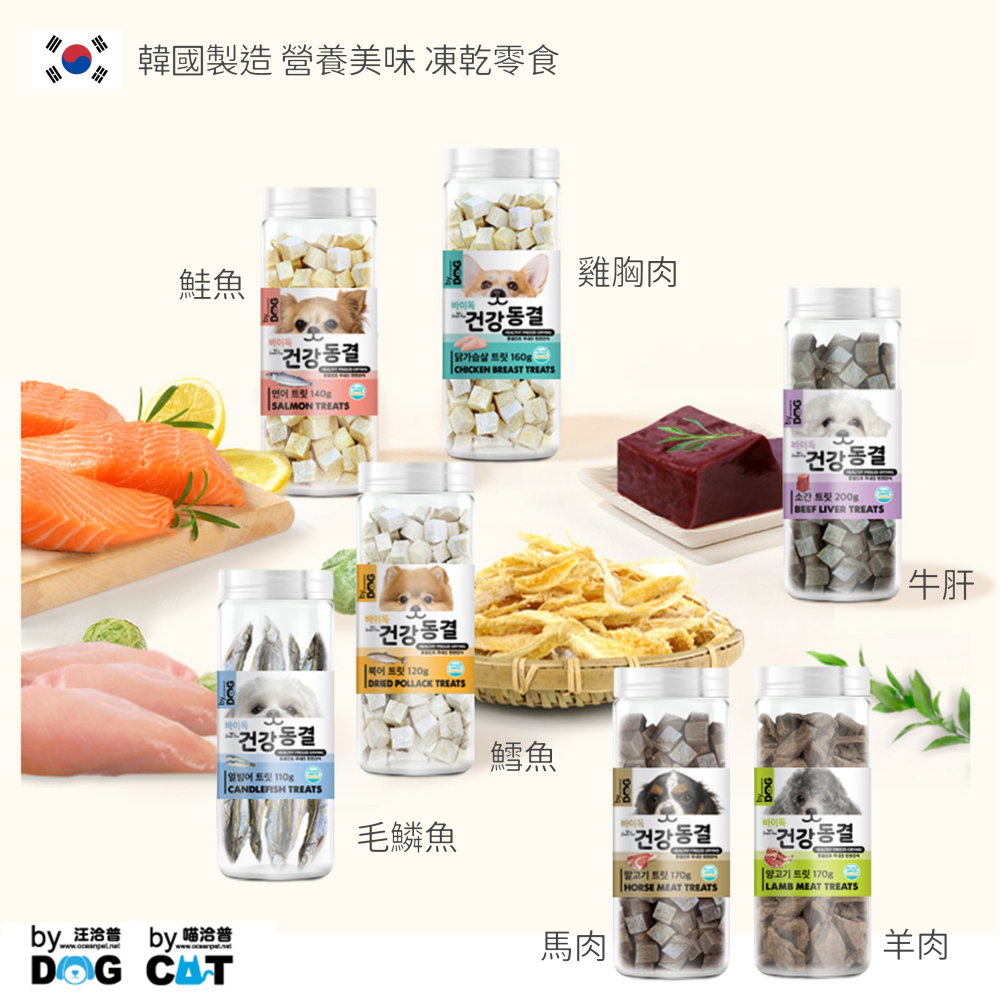 喵洽普 汪洽普 凍乾零食 韓國 By Cat 貓咪凍乾零食 寵物零食 寵物凍乾-細節圖5