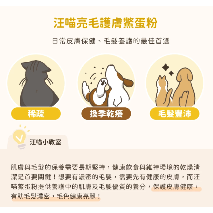 貓狗夢公園🐱🐶｜【汪喵星球】 亮毛護膚鱉蛋粉 60g 皮膚毛髮照護 天然 卵磷脂 魚油 （心臟plus）-細節圖3