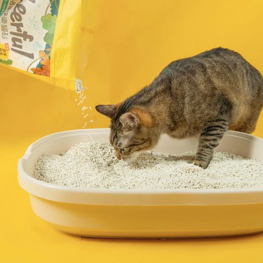 【喵爺宅配免運】LitoMon 怪獸部落 費洛蒙快樂貓砂-豆腐砂 2.7KG*6包入/箱 低粉塵 秒凝結 超除臭 貓砂-細節圖3