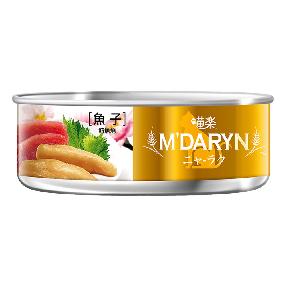 【喵爺】 M＇DARYN 喵樂 鮪魚燒系列/80g 貓罐頭 貓副食罐 寵物罐頭 鮪魚罐頭 貓咪罐頭 罐頭 貓罐-規格圖5