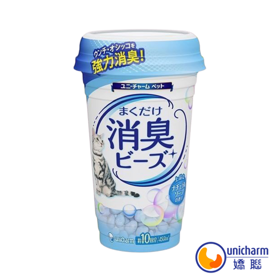 【喵爺】 日本嬌聯-消臭香香珠 450ml 貓砂除臭顆粒  除臭顆粒 貓砂芳香 芳香顆粒 除臭粒-規格圖2