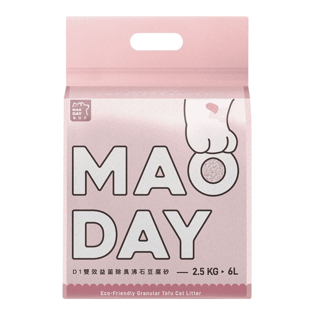 【喵爺】 Maoday 毛商行-三效除臭/雙效除臭益生菌豆腐貓砂 豆腐貓砂 益生菌貓砂 沸石貓砂 松木款豆腐砂-規格圖2