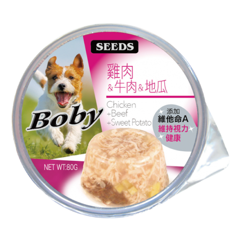 【喵爺】 熱銷商品 聖萊西  Boby特級愛犬餐罐 80g 寵物罐頭 狗狗罐頭 犬用罐頭 狗罐頭 罐頭 狗食品-規格圖2