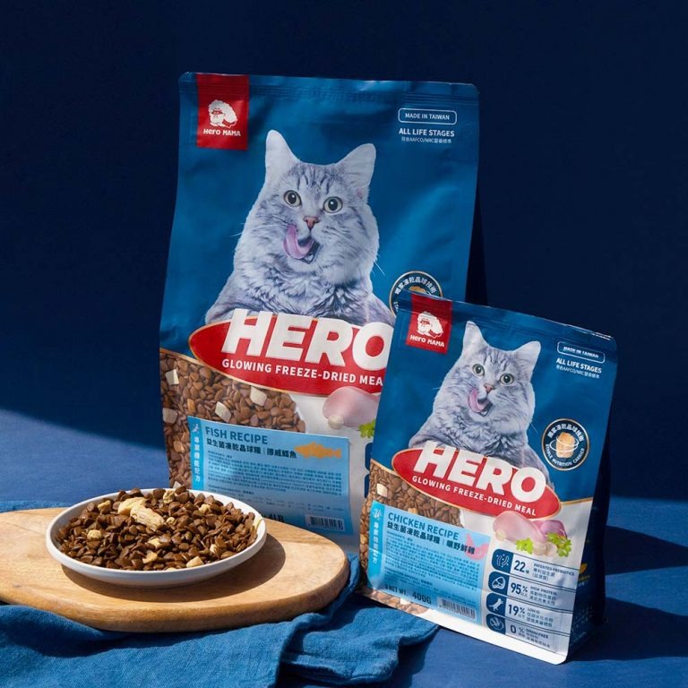 【喵爺】HeroMama 英雄媽媽 益生菌凍乾晶球糧 寵物飼料 貓咪飼料 全齡貓飼料 凍乾貓糧 凍乾飼料 成貓飼料-細節圖2