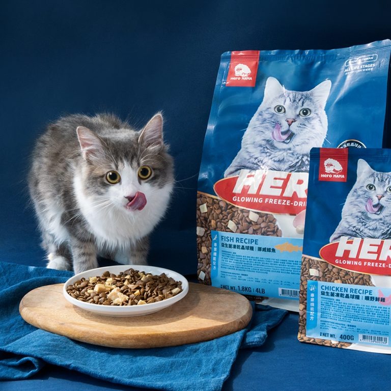 【喵爺】HeroMama 英雄媽媽 益生菌凍乾晶球糧 寵物飼料 貓咪飼料 全齡貓飼料 凍乾貓糧 凍乾飼料 成貓飼料-細節圖4