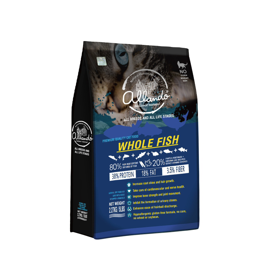 【喵爺】 Allando奧藍多 無穀貓糧系列1.2kg/2.27kg/6.8kg 貓飼料 全齡貓飼料 無穀飼料 貓咪飼料-規格圖5