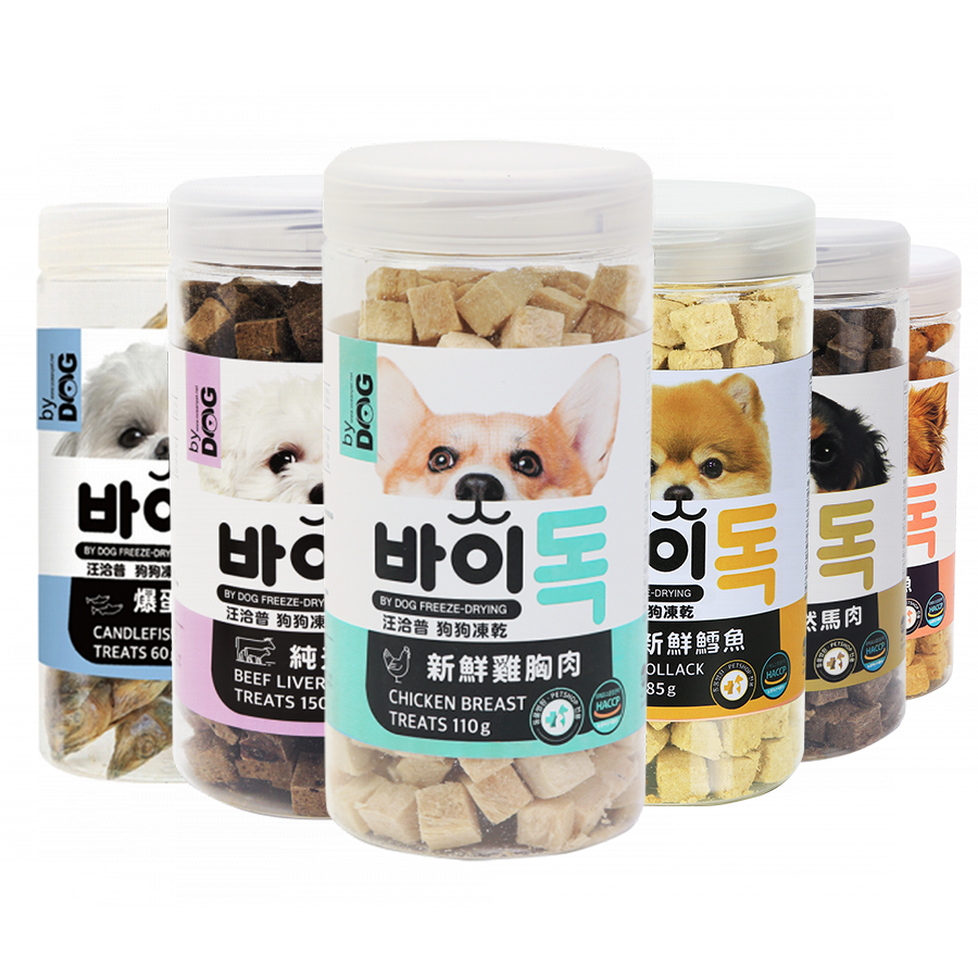 【喵爺】 By Dog 汪洽普 狗狗凍乾零食 鮭魚 鱈魚 牛肝 馬肉 雞胸肉 爆蛋毛鱗魚 狗零食 寵物零食-細節圖2