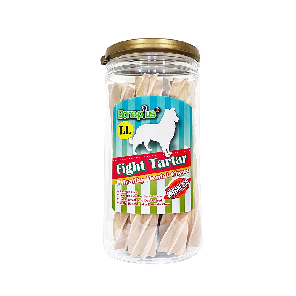【喵爺】 BONE PLUS 超大耐咬潔牙棒/300g 寵物潔牙骨 狗狗潔牙骨 犬用潔牙骨 潔牙骨 大型犬潔牙骨-規格圖7