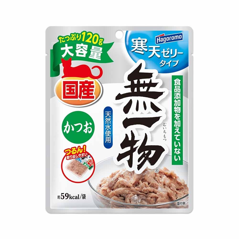 【喵爺】Hagoromo 無一物 寒天貓餐包120g/包 貓咪餐包 貓餐包 貓專用餐包 鮪魚 鰹魚 雞胸肉 天然寒天-規格圖3